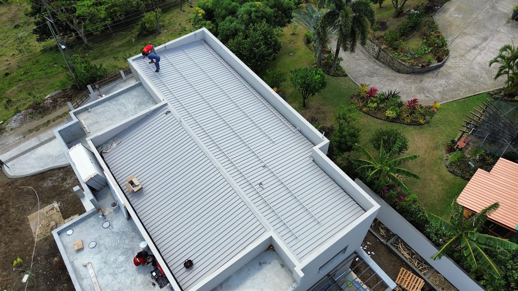 Four-unit outdoor LFP battery array