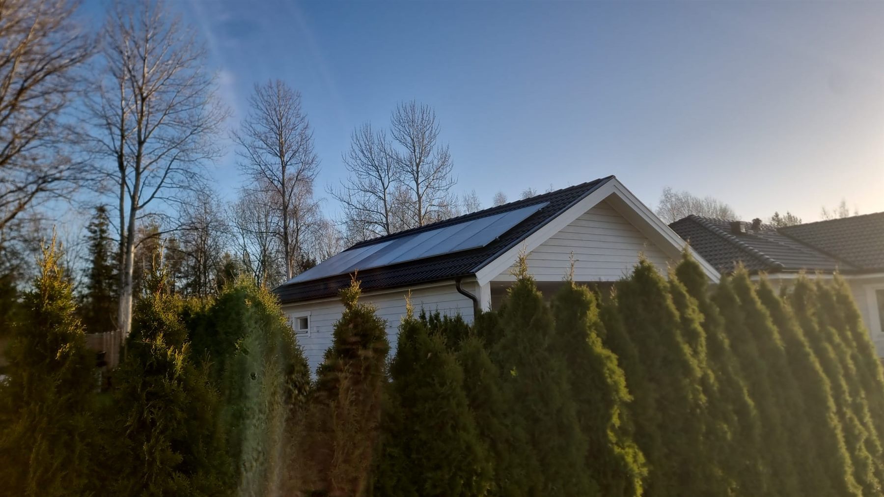 Outdoor protected energy storage installation