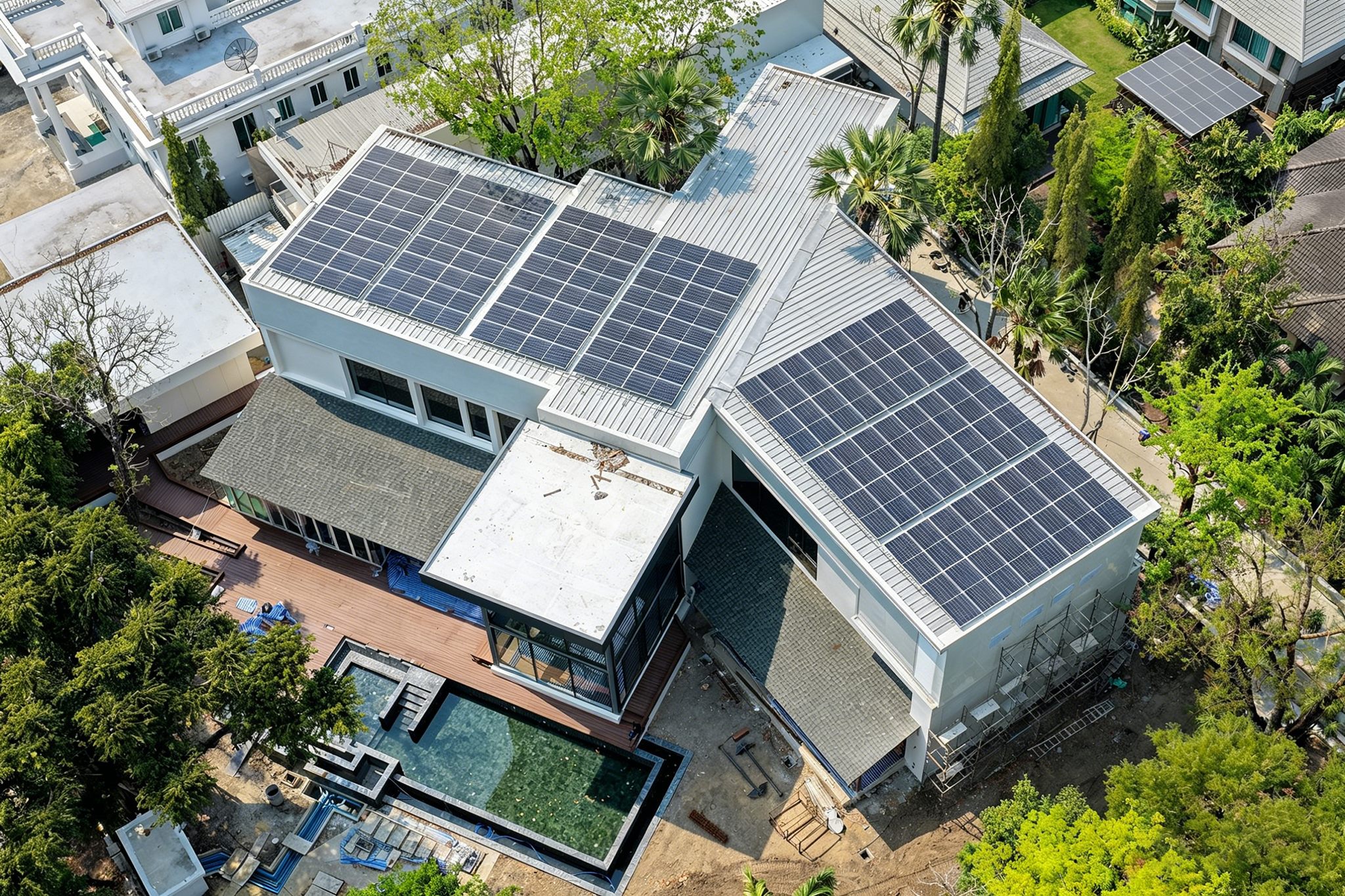 Instalación residencial limpia de almacenamiento LFP