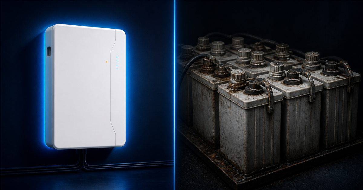 LiFePO4 vs Lead-Acid Batteries: 2026 Real-World Cost Math for Solar Installers cover image