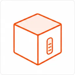 Compact 200Ah lithium battery storage icon
